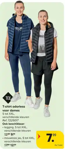 Carrefour T-shirt odorless voor dames aanbieding