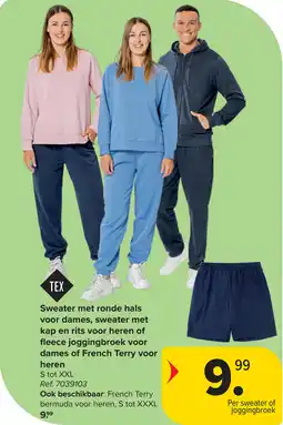 Carrefour Sweater of Joggingbroek aanbieding