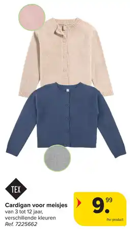 Carrefour Cardigan voor meisjes aanbieding