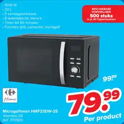 Carrefour Microgolfoven HMF23DW-25 aanbieding