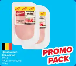 Carrefour Hespenworst Champinne aanbieding