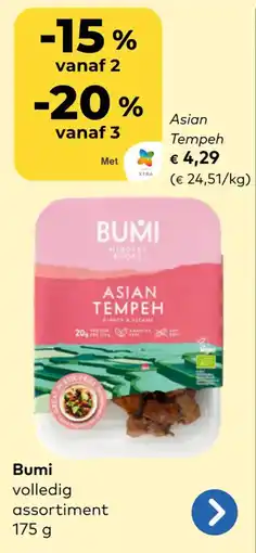 Bio Planet Bumi Asian Tempeh aanbieding