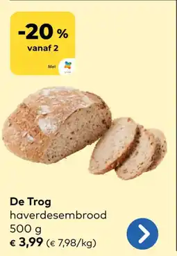 Bio Planet De Trog Haverdesembrood aanbieding