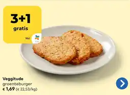 Bio Planet Veggitude groenteburger aanbieding