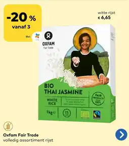 Bio Planet Oxfam Fair Trade Witte Rijst aanbieding