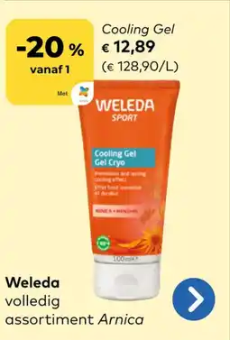 Bio Planet Weleda Cooling Gel aanbieding