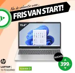 Expert Hp Laptop 15-FC0220ND aanbieding