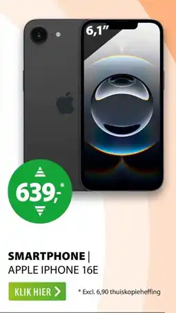 Expert Apple iPhone 16E Smartphone aanbieding