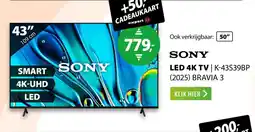 Expert Sony led 4K TV aanbieding