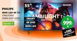 Expert Philips Mini - LED 4K TV aanbieding