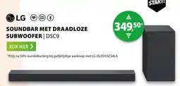 Expert LG Soundbar met Draadloze Subwoofer DSC9 aanbieding