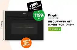 Expert Pelgrim Inbouw Oven met Magnetron OM840 aanbieding