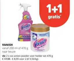 Spar VANISH vanaf 200 ml aanbieding