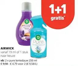 Spar AIRWICK vanaf 19 ml aanbieding