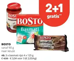 Spar BOSTO vanaf 90 g aanbieding
