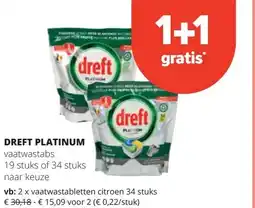 Spar DREFT PLATINUM aanbieding