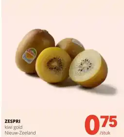 Spar ZESPRI kiwi gold Nieuw-Zeeland aanbieding