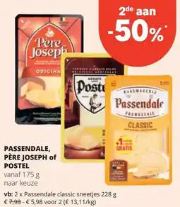 Spar PASSENDALE, PERE JOSEPH of POSTEL aanbieding