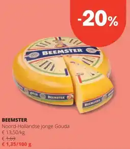 Spar BEEMSTER Noord-Hollandse jonge Gouda aanbieding