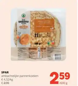 Spar SPAR ambachtelijke pannenkoeken aanbieding
