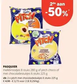 Spar PASQUIER melkbroodjes 8 stuks 280 g aanbieding