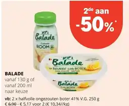 Spar BALADЕ vanaf 130 g aanbieding