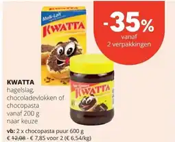 Spar KWATTА hagelslag aanbieding