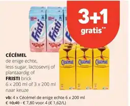 Spar CÉCÉMEL Cécémel de enige echte 6 x 200 ml aanbieding