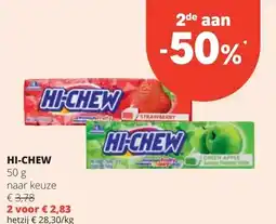 Spar HI-CHEW 50 g aanbieding