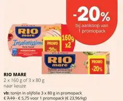 Spar RIO MARE aanbieding