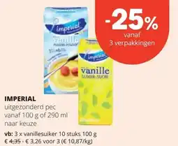 Spar Vanillesuiker 10 stuks 100 g aanbieding