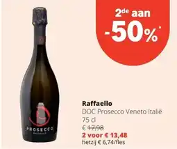 Spar Raffaello DOC Prosecco Veneto Italië 75 cl aanbieding
