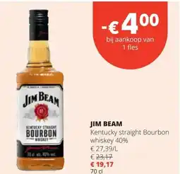 Spar JIM BEAM aanbieding