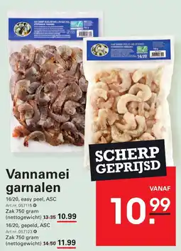 Sligro Vannamei garnalen aanbieding