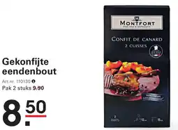 Sligro Gekonfijte eendenbout aanbieding