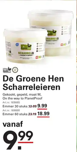 Sligro De Groene Hen Scharreleieren aanbieding