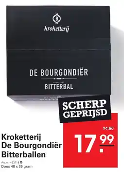 Sligro Kroketterij De Bourgondiër Bitterballen aanbieding