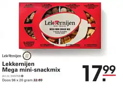 Sligro Lekkernijen Mega mini-snackmix aanbieding