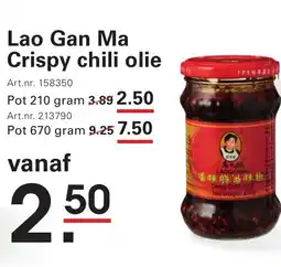 Sligro Lao Gan Ma Crispy chili olie aanbieding