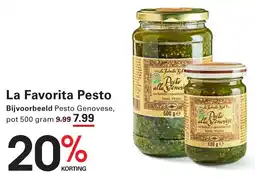Sligro La Favorita Pesto aanbieding