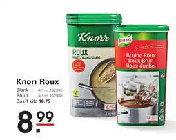 Sligro Knorr Roux aanbieding