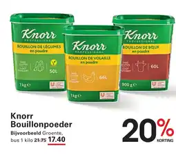 Sligro Knorr Bouillonpoeder aanbieding