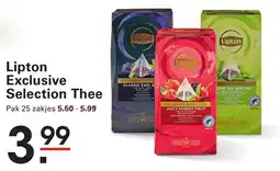Sligro Lipton Exclusive Selection Thee aanbieding