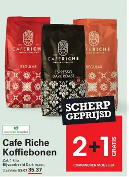 Sligro Cafe Riche Koffiebonen aanbieding