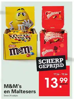 Sligro M&M's Maltesers aanbieding