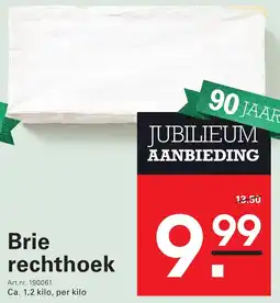 Sligro Brie rechthoek aanbieding