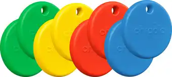 Coolblue Chipolo POP Lot de 8 Rouge, Bleu, Jaune, Vert aanbieding