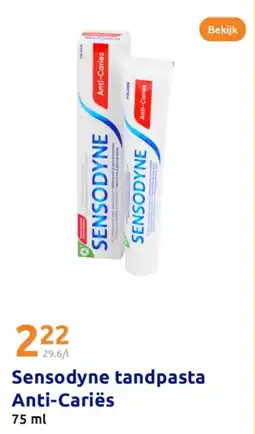 Action Sensodyne tandpasta Anti-Cariës aanbieding