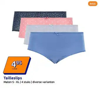 Action Tailleslips aanbieding