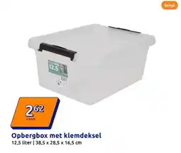Action Opbergbox met klemdeksel aanbieding